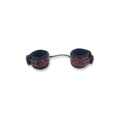 Leather Ankle Cuffs BTB Fetish Passion Red Leather Ankle Cuffs BTB Fetish Passion Red