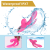 Rabbit Triple Vibrator with Suction Sweet Play A3 Pink