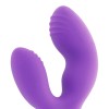 Womanvibe Διπλός Δονητής Womanvibe Vanix Μοβ Sex Toys Για Ζευγάρια