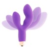 Womanvibe Διπλός Δονητής Womanvibe Vanix Μοβ Sex Toys Για Ζευγάρια