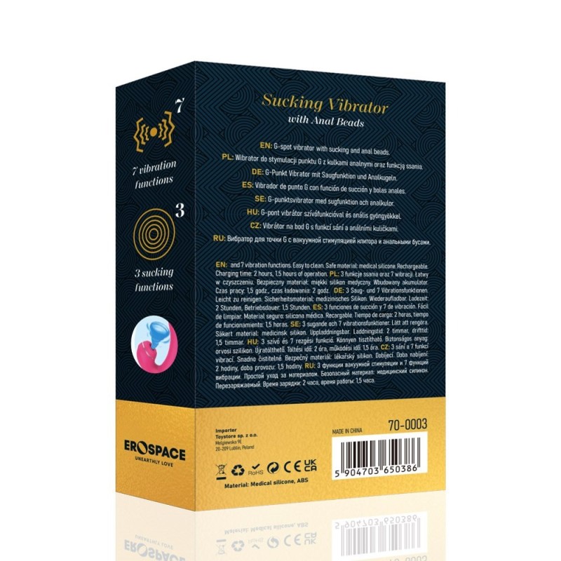 Δονητής Rabbit με Αναρρόφηση Τριπλός Sweet Play A3 Ροζ Δονητής Rabbit με Αναρρόφηση Τριπλός Sweet Play A3 Ροζ