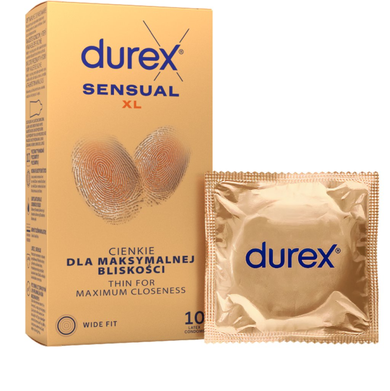 Προφυλακτικά Μεγάλα Durex Sensual XL10τμχ