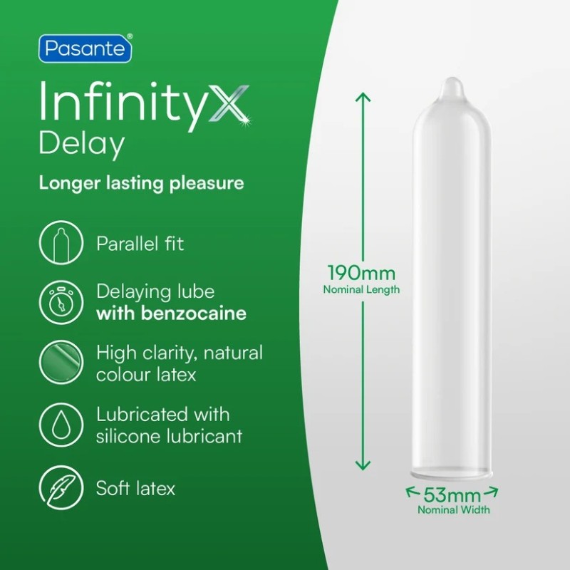 Pasante Condoms Pasante Delay 12pcs Condoms