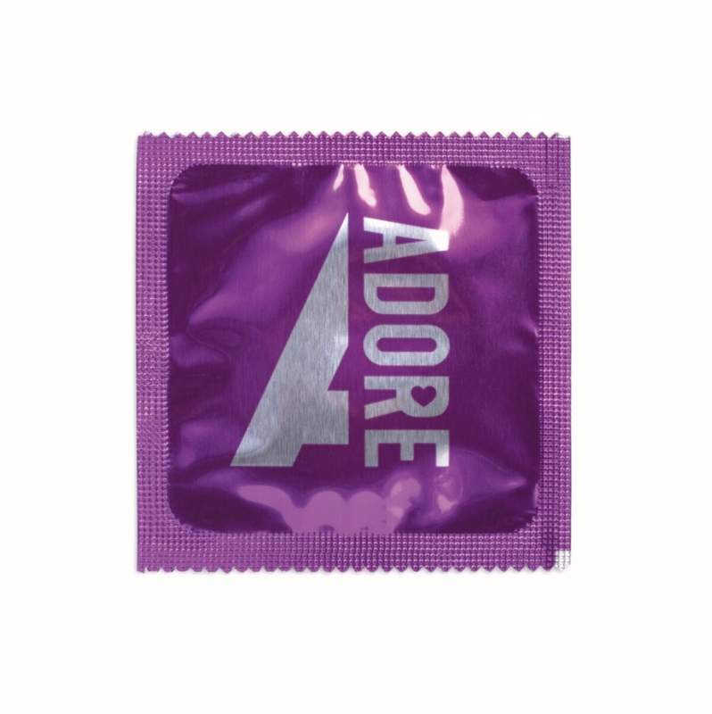 Condoms Pasante Adore Ribbed Pleasure 48pcs