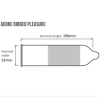 Condoms Pasante Adore Ribbed Pleasure 48pcs