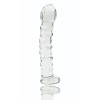 Passion Labs Glass Dildo Passion Labs Ribbed 17cm Clear Glass Dildos