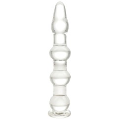 Γυάλινο Dildo Passion Labs Wave 17.5cm Διαφανές