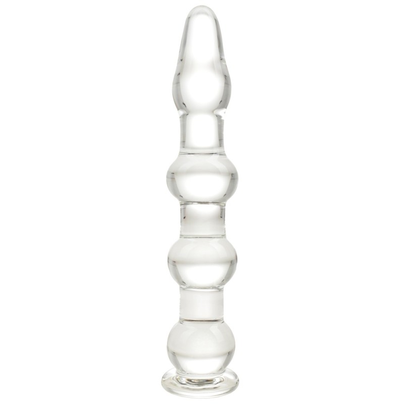Passion Labs Glass Dildo Passion Labs Wave 17.5cm Clear Glass Dildos