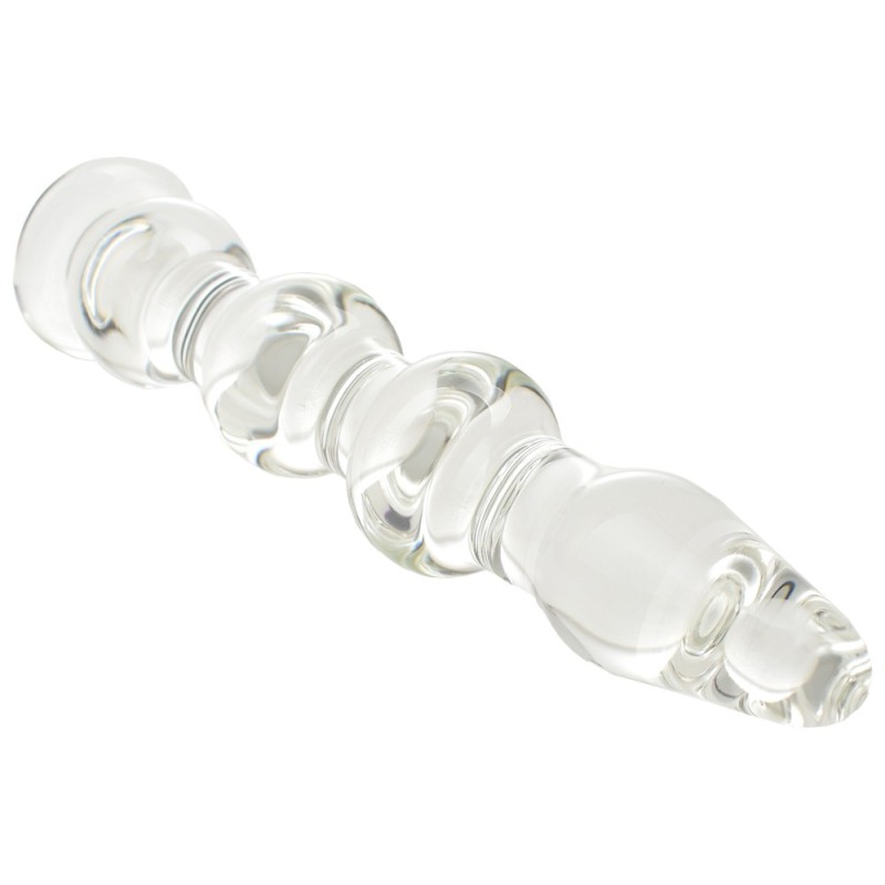 Passion Labs Glass Dildo Passion Labs Wave 17.5cm Clear Glass Dildos