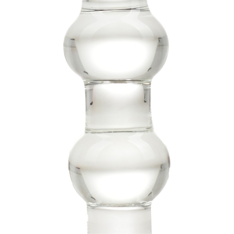 Passion Labs Glass Dildo Passion Labs Wave 17.5cm Clear Glass Dildos