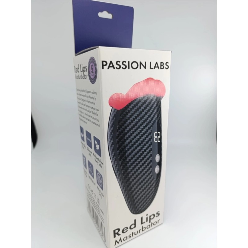 Αυνανιστήρι Με Δόνηση και Thrusting Passion Labs Red Lips Μαύρο Passion Labs Αυνανιστήρι Με Δόνηση και Thrusting Passion Labs Red Lips Μαύρο Solo Play