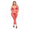 Σετ Εσωρούχων Pink Lipstick Lingerie Tall Order Κόκκινο Σετ Εσωρούχων Pink Lipstick Lingerie Tall Order Κόκκινο
