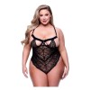Sexy Strappy Lace Bodysuit Baci Lingerie Black