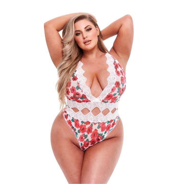 Floral Κορμάκι με Δαντέλα Baci Lingerie Baci Floral Κορμάκι με Δαντέλα Baci Lingerie Κορμάκια
