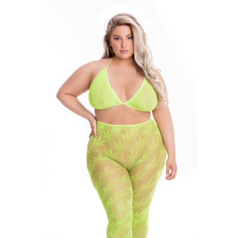 Σετ Εσωρούχων Pink Lipstick Lingerie All About Leaf Πράσινο Pink Lipstick Lingerie Σετ Εσωρούχων Pink Lipstick Lingerie All About Leaf Πράσινο Σετ Εσωρούχων