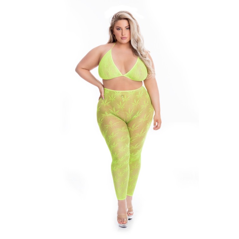 Σετ Εσωρούχων Pink Lipstick Lingerie All About Leaf Πράσινο Pink Lipstick Lingerie Σετ Εσωρούχων Pink Lipstick Lingerie All About Leaf Πράσινο Σετ Εσωρούχων