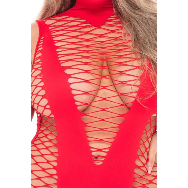 Φόρεμα Pink Lipstick Lingerie Masquerade Κόκκινο Φόρεμα Pink Lipstick Lingerie Masquerade Κόκκινο