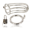 Cock Bird Cage Metal Hard Silver Cock Bird Cage Metal Hard Silver