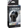 Pipedream Δαχτυλίδι Πέους Και Όρχεων C-Ringz Cock Pipe with Ball-Stretcher Μαύρο Δαχτυλίδια Πέους