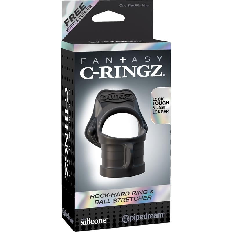 Pipedream Δαχτυλίδι Πέους C-Ringz Super Ring Μαύρο Δαχτυλίδια Πέους