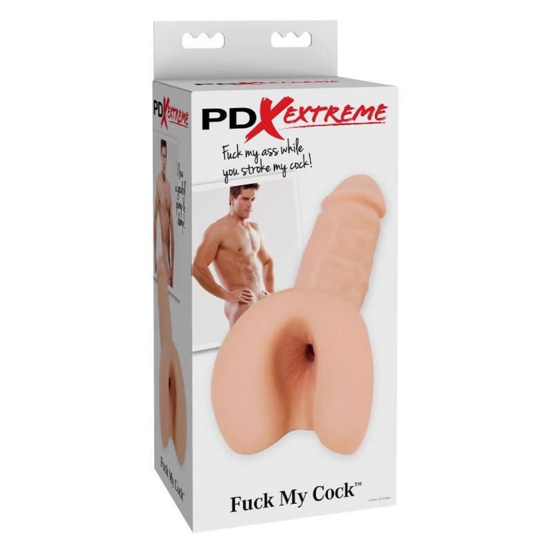 Ρεαλιστικό Ανδρικό Ομοίωμα Αυνανιστήρι Pipedream Fuck My Cock Light Μπεζ