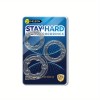 Love Market Cock Ring Set Stay Hard Clear Cock Rings