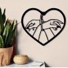 Love Market Μεταλλικό Kinky Wall Art Μαύρο Party Gags