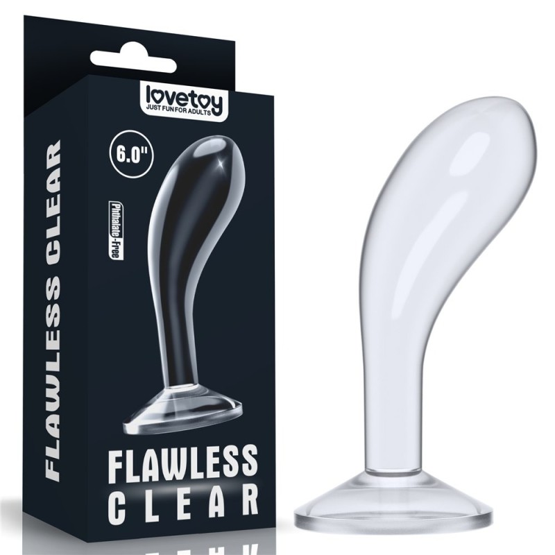 Πρωκτική Σφήνα Lovetoy P-Spot Flawless Clear Διάφανη Lovetoy Πρωκτική Σφήνα Lovetoy P-Spot Flawless Clear Διάφανη Σφήνες χωρίς δόνηση
