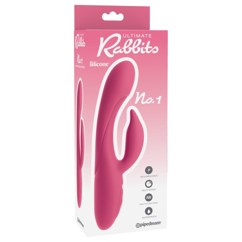 Rabbit Vibrator Pipedream Ultimate Rabbit No. 1 Pink Rabbit Vibrator Pipedream Ultimate Rabbit No. 1 Pink