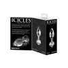 Glass Butt Plug Icicles No. 44 Clear