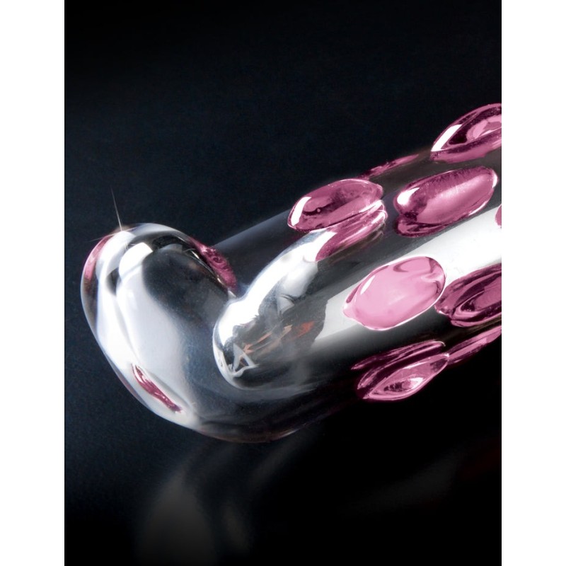 Glass G-Spot Vibrator Icicles No. 19 Pink