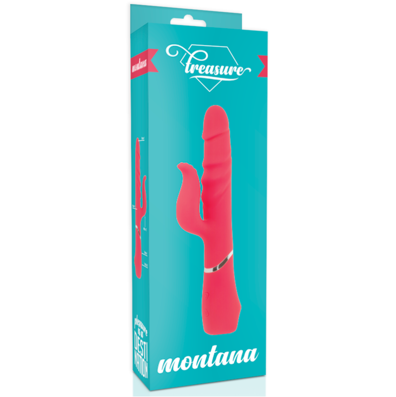 Rabbit Vibrator Treasure Montana Pink