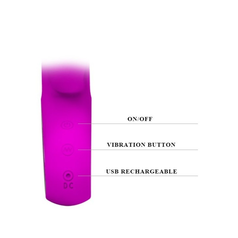 Rabbit Vibrator Pretty Love Webb Purple