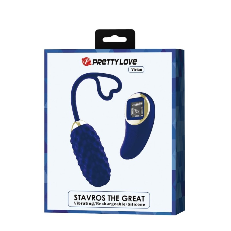 Δονούμενο Αυγό Pretty Love Vivian Μπλε