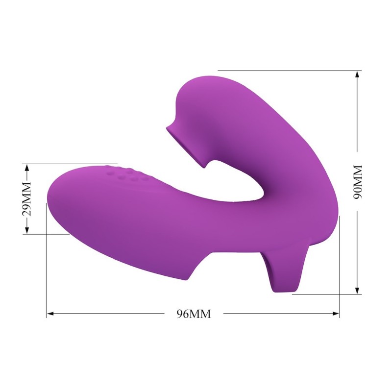Finger Vibrator Pretty Love Athena Purple