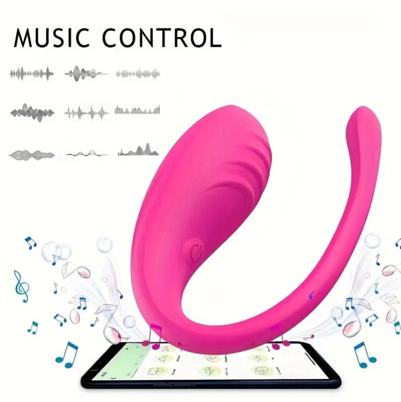 Vibrating Smart Egg With APP Control Pink