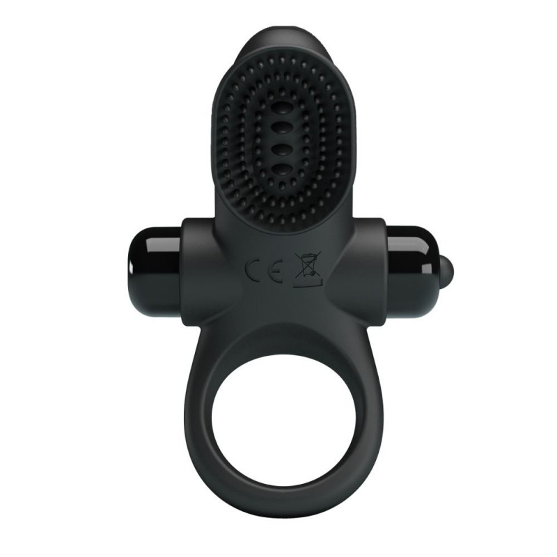 Pretty Love Δαχτυλίδι Πέους Pretty Love  Vibrant Penis Ring 2 Μαύρο Δαχτυλίδια Πέους
