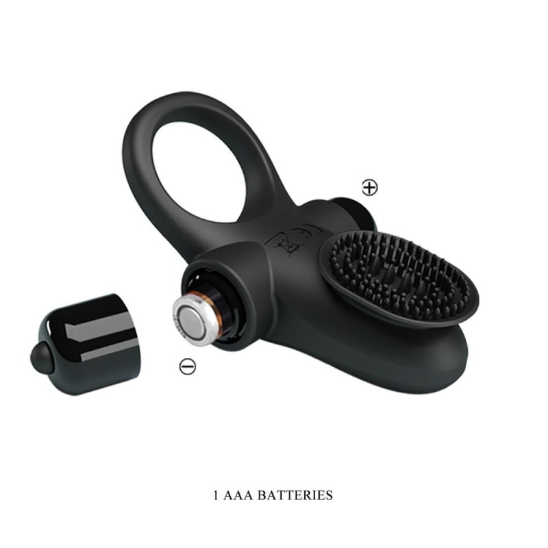 Pretty Love Δαχτυλίδι Πέους Pretty Love  Vibrant Penis Ring 2 Μαύρο Δαχτυλίδια Πέους