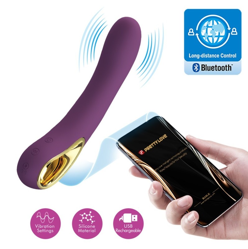 G-Spot Vibrator Pretty Love Ethan Purple