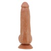 Realistic Dildo Pretty Love Draco with Balls 23cm Brown