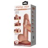 Ρεαλιστικό Dildo Pretty Love Sliding Skin 20cm Καφέ