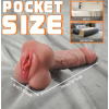 Love Market Vagina Stroker 2 in 1 with Penis Love Market Nude With vagina opening