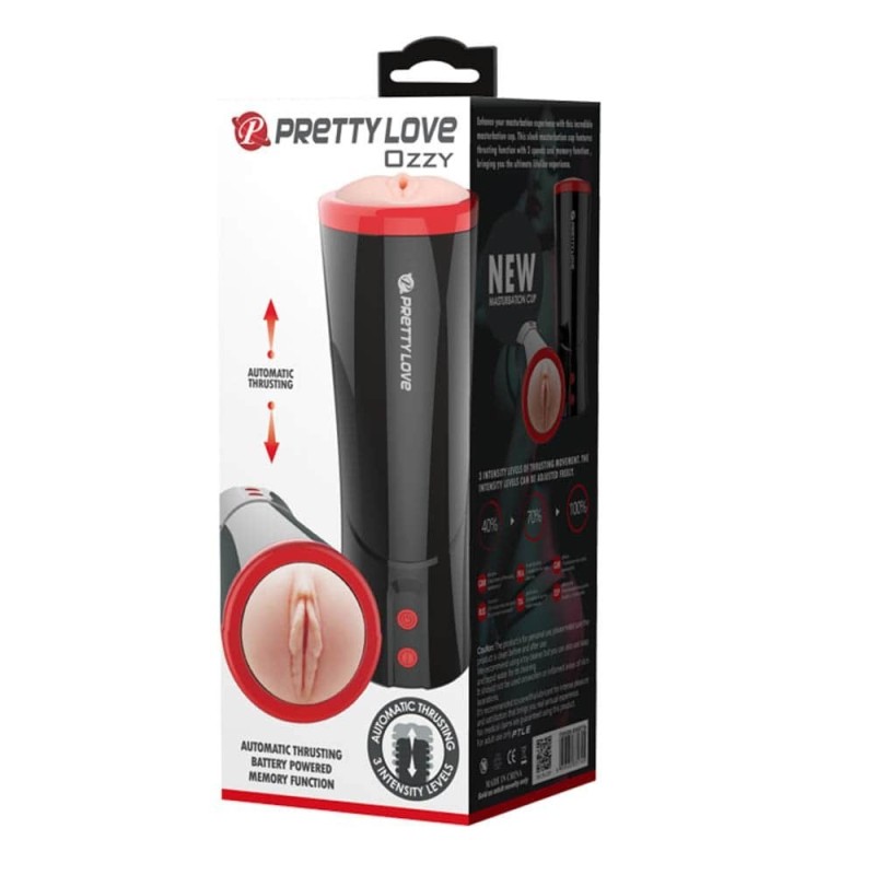 Pretty Love Αυνανιστήρι Αιδοίο Με Ώθηση Pretty Love Ozzy Μπεζ Αυνανιστήρια με δόνηση