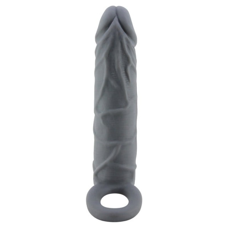 Pretty Love Penis Sleeve Pretty Love Realistic Gray Penis Extenders