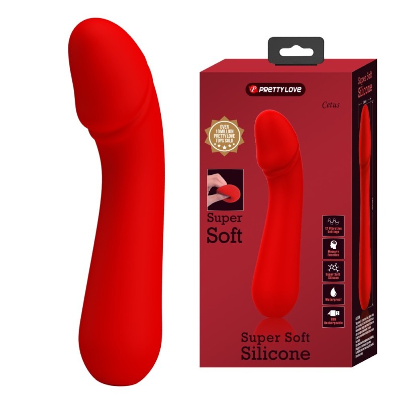 G-Spot Vibrator Pretty Love Cetus Red Pretty Love G-Spot Vibrator Pretty Love Cetus Red G-Spot