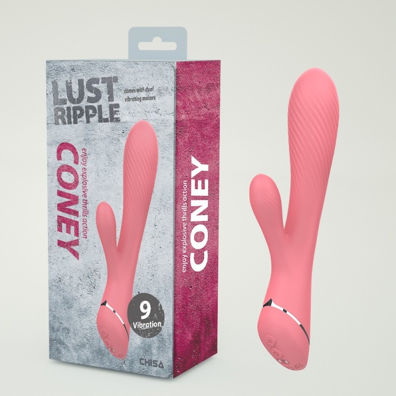 Chisa Δονητής Rabbit Chisa Coney Ροζ Rabbit