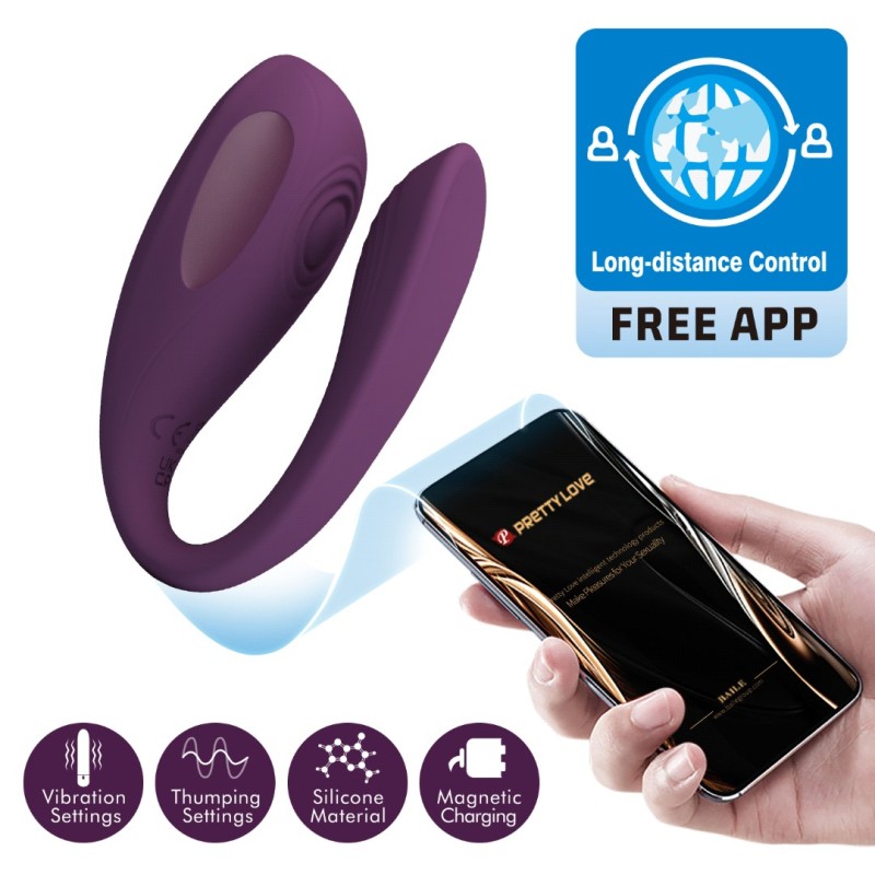 Pretty Love Couples Vibrator Pretty Love Aari Purple Sex Toys For Couples