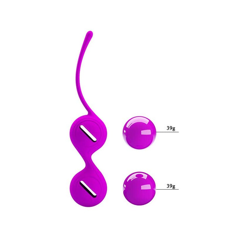Pretty Love Κολπικές Μπάλες Pretty Love Kegel Tighten Up I Μοβ Κολπικές Μπίλιες