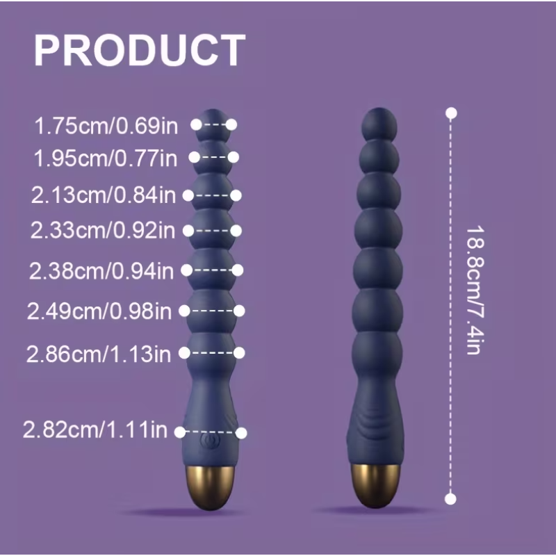 Anal Beads Love Market Mike Purple Love Market Anal Beads Love Market Mike Purple Vibrators