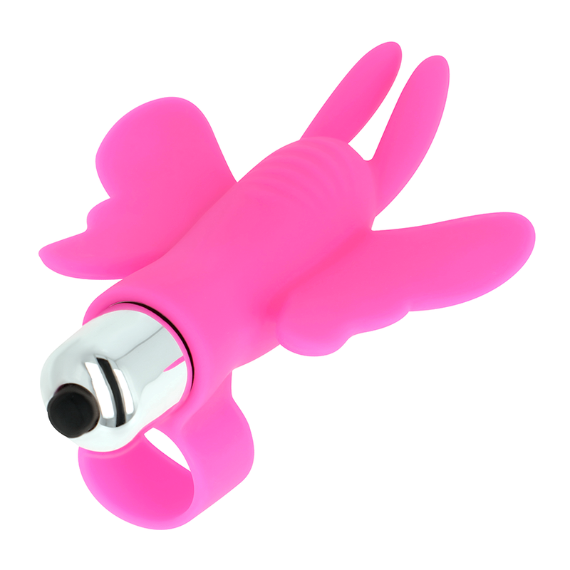 Finger Vibrator Ohmama Stimulating Butterfly Pink Ohmama Finger Vibrator Ohmama Stimulating Butterfly Pink Clit Toys